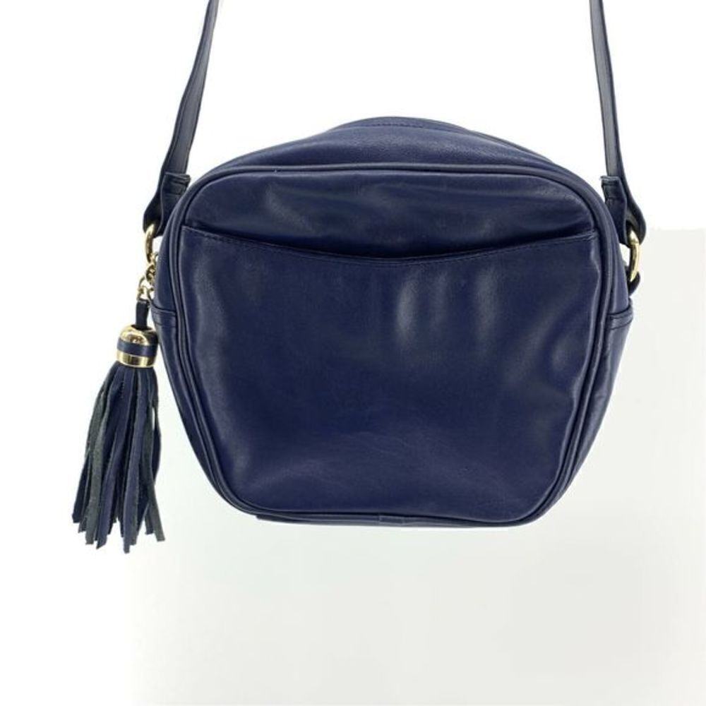 Blue Tassel Crossbody Bag Jennifer Moore